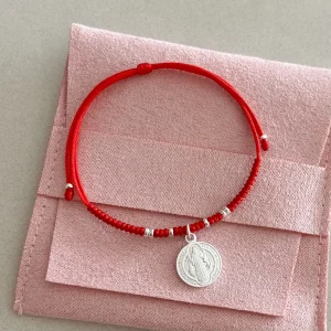 PULSERA SAN BENITO HILO ROJO