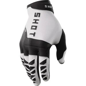 GUANTES SHOT CORE BLANCO/NEGRO
