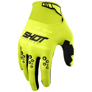 GUANTES SHOT VISION AMARILLO NEÓN